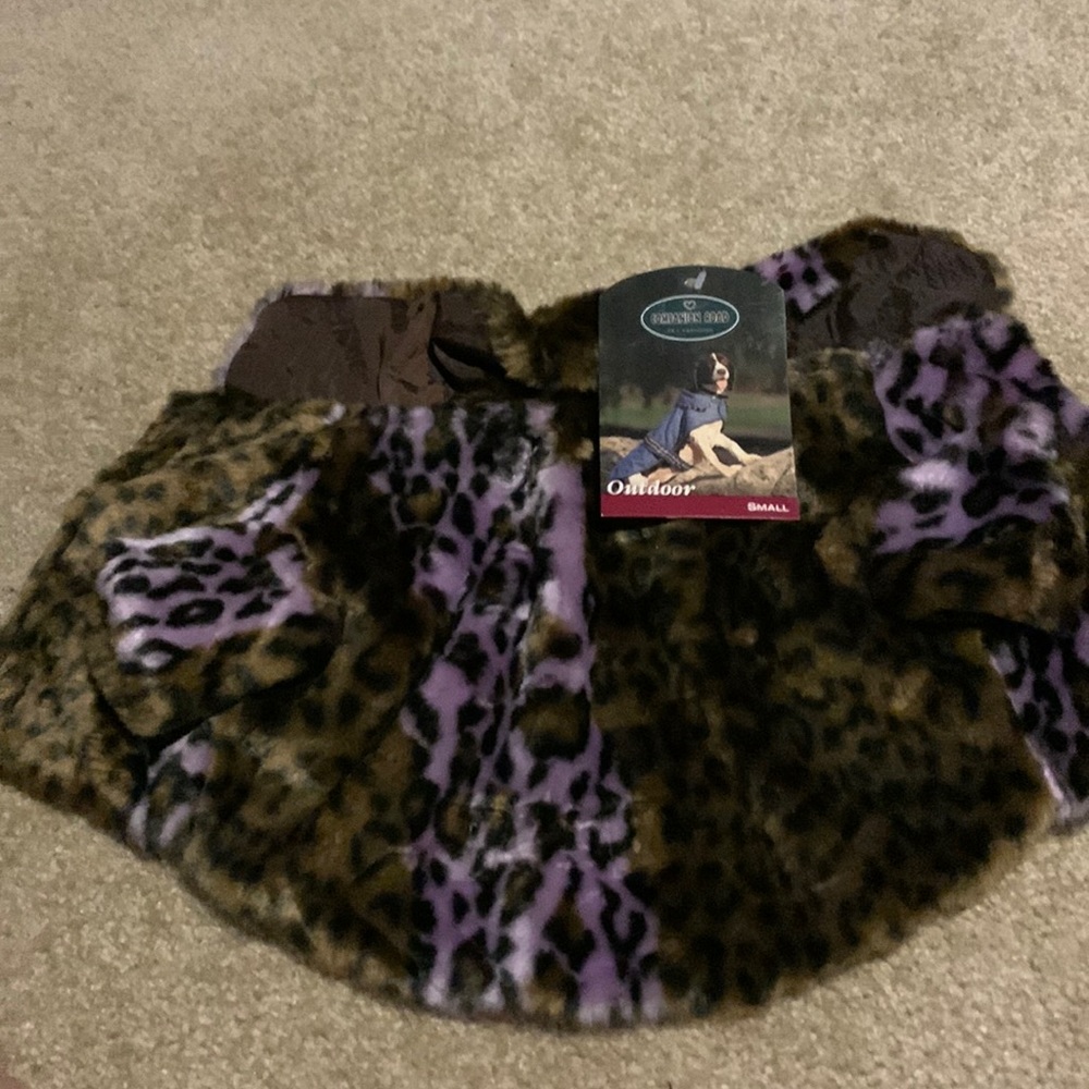 Dog faux jacket